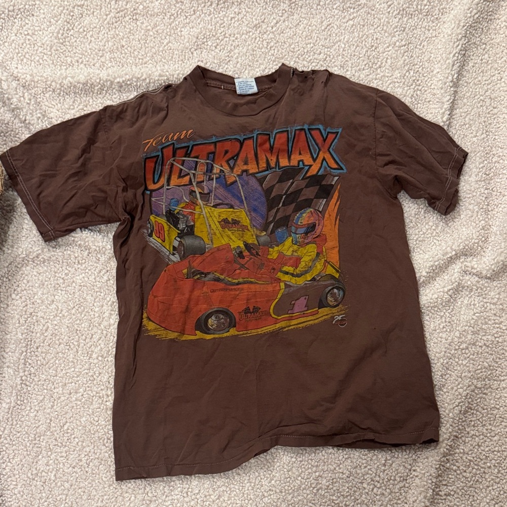 Brown Team Ultramax Racing Graphic T-Shirt